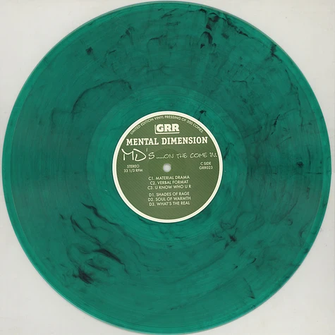 Mental Dimension - MD's... On The Come In Green Vinyl Edition