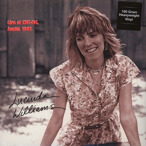 Lucinda Williams - Live At Kut-FM In Austin, TX, October 4, 1981 180g Vinyl Edition