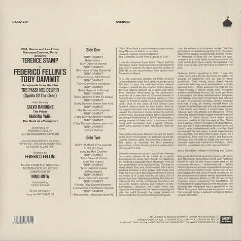 Nino Rota - OST Frederico Fellini's Toby Dammit