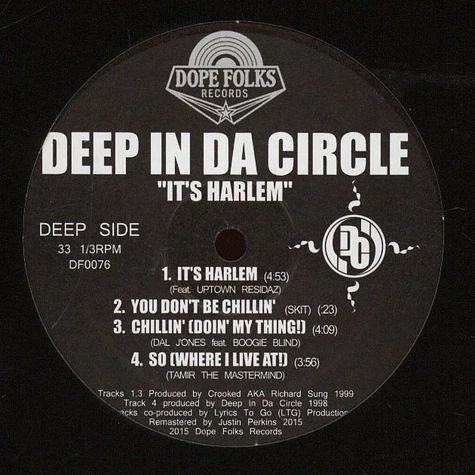 Deep In Da Circle - It's Harlem