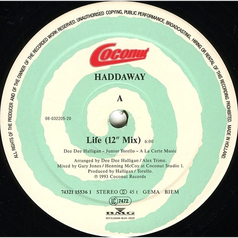 Haddaway - Life