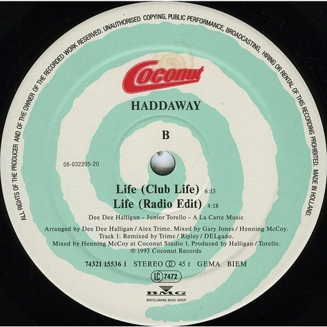 Haddaway - Life