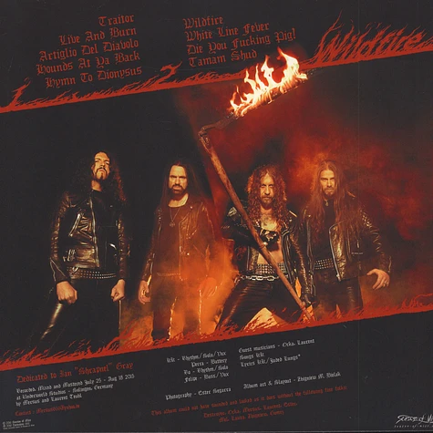 Destroyer 666 - Wildfire Clear Vinyl Edition