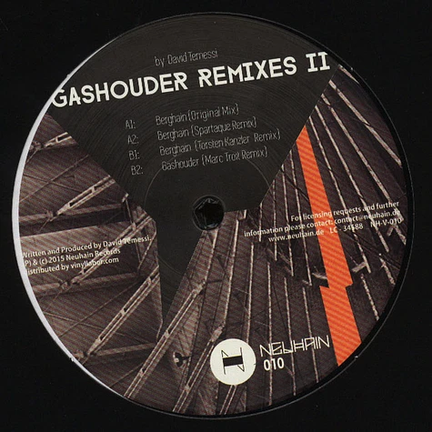 David Temessi - Gashouder Remixes II