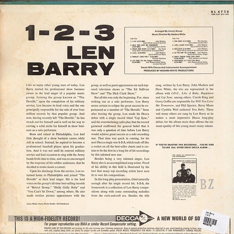 Len Barry - 1-2-3