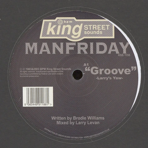 Manfriday - Groove / Winners