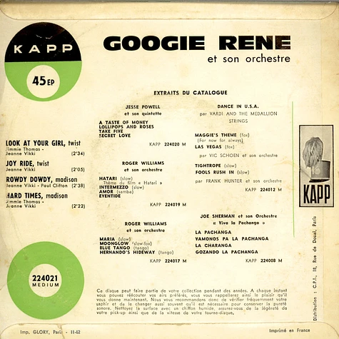 Googie Rene - Look At You're Girl EP