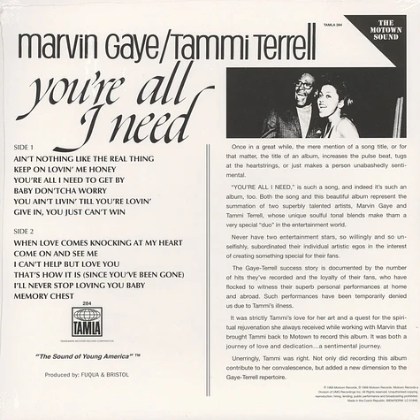 Marvin Gaye & Tammi Terrell - You're All I Need