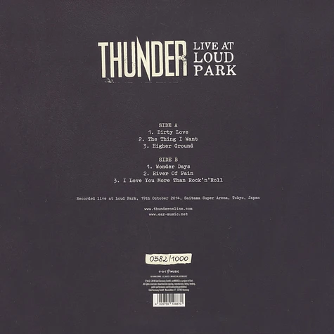 Thunder - Live At Loud Park