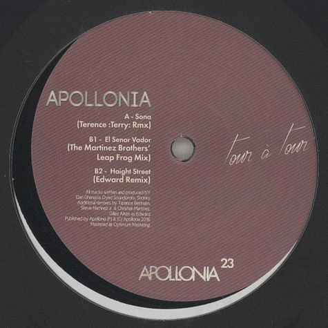 Apollonia - Tour A Tour Remixes Part 2