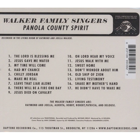 Walker Family Singers - Panola Country Spirit