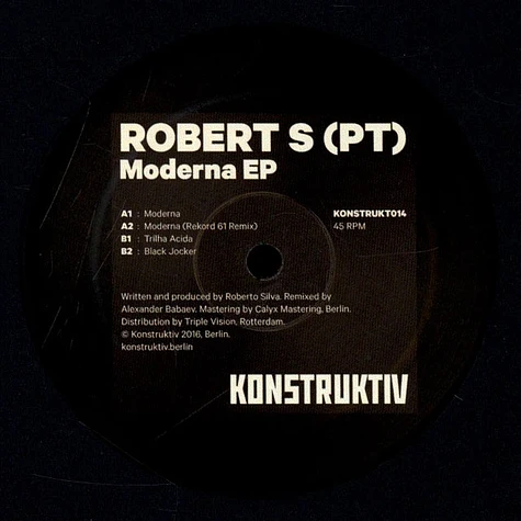 Robert S - Moderna EP
