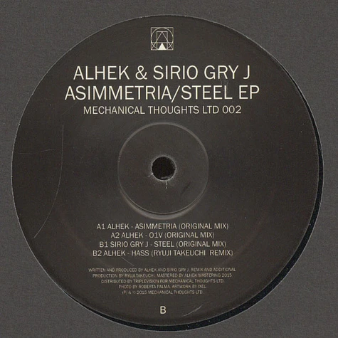 Alhek / Sirio Gry J / Ryuji Takeuchi - Asimmetria