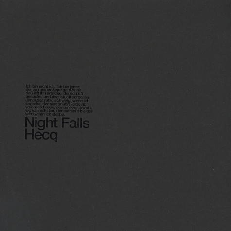 Hecq - Night Falls