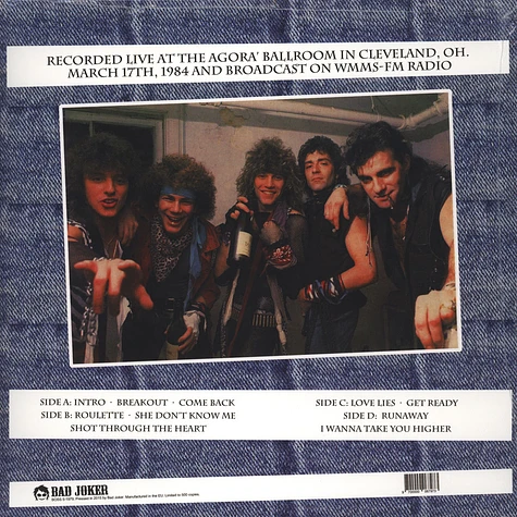 Bon Jovi - Shot Through The Heart - Live In Cleveland, Oh, March 17th 1984 - FM Broadcast