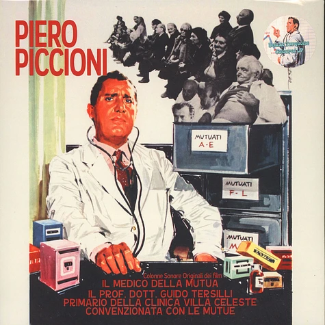 Piero Piccioni - OST Il Medico Della Mutua / Il Prof. Dott. Guido Tersilli Light Blue Vinyl Edition