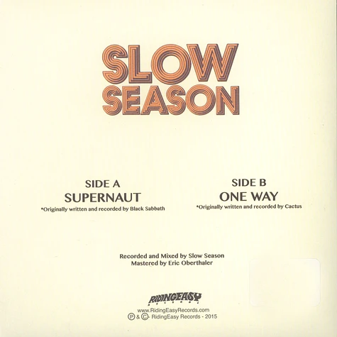 Slow Season - Supernaut