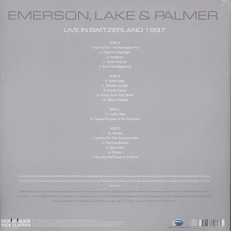 Emerson, Lake And Palmer - Live In Switzerland 1997