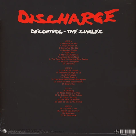 Discharge - Decontrol - The Singles
