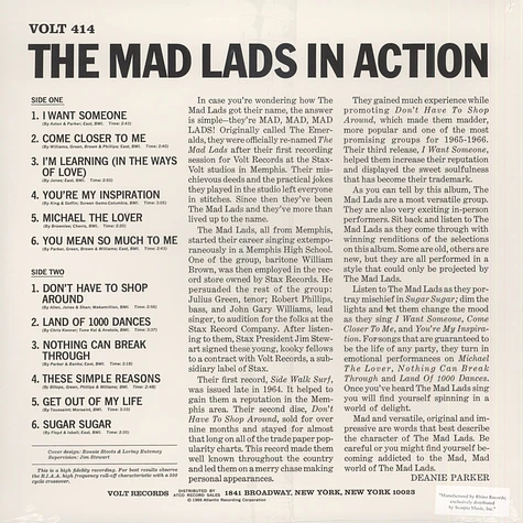 The Mad Lads - In Action