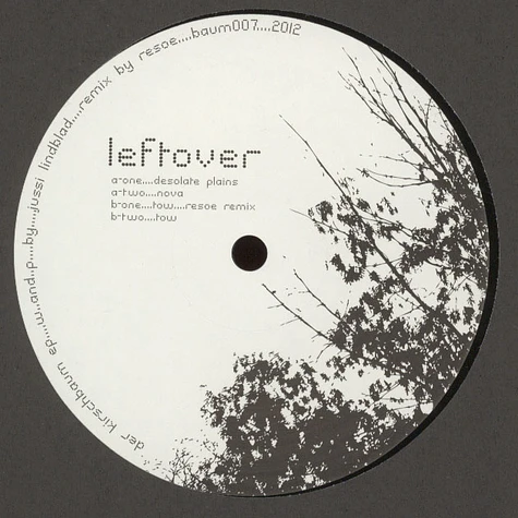 Leftover - Der Kirschbaum EP Black Vinyl Edition