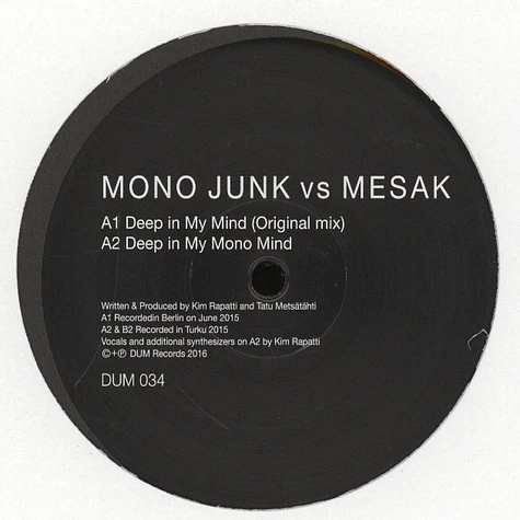 Mono Junk Vs. Mesak - Deep In My Mind