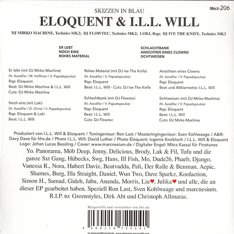 Eloquent & Ill Will - Skizzen In Blau