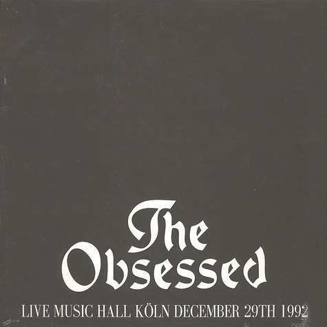 Obsessed - Live Music Hall Köln 1992
