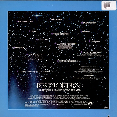 Jerry Goldsmith - Music From The Motion Picture Soundtrack Explorers