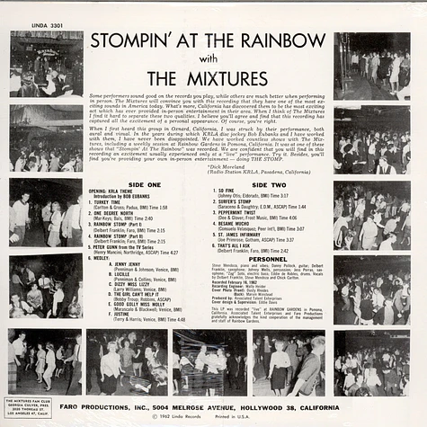 Mixtures - Stompin At The Rainbow