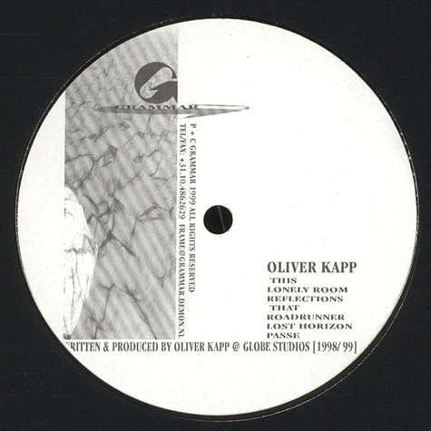 Oliver Kapp - Lonely Room