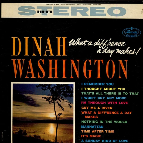 Dinah Washington - What A Diff'rence A Day Makes!