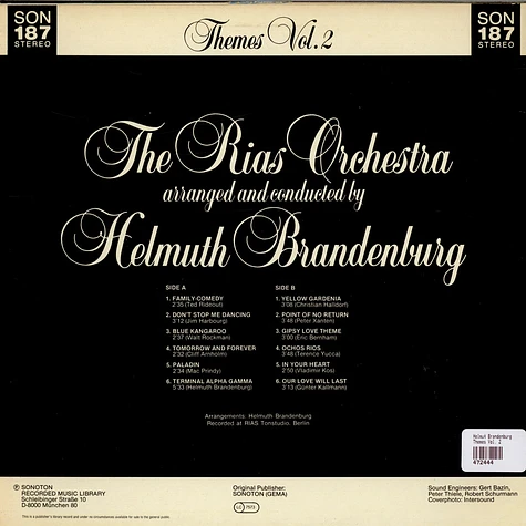 RIAS Tanzorchester / Helmut Brandenburg - Themes Vol. 2