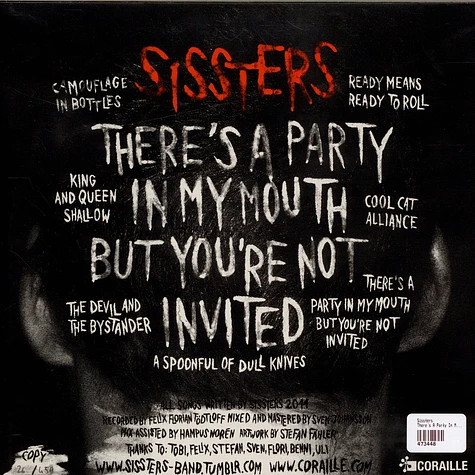 Sissters - There's A Party In My Mouth But You're Not Invited