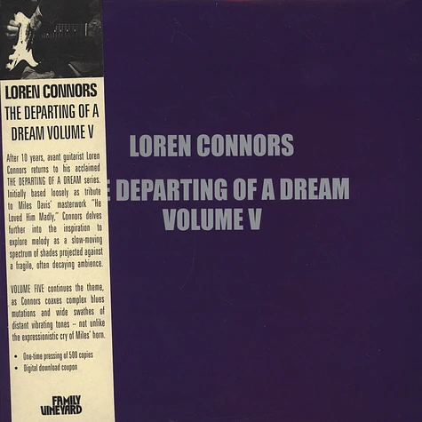 Loren Connors - The Departing Of A Dream Volume V