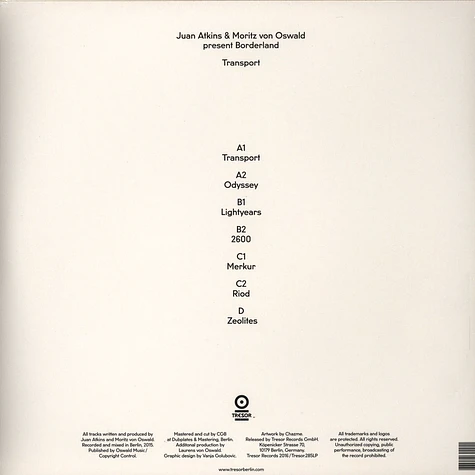 Juan Atkins & Moritz Von Oswald present Borderland - Transport