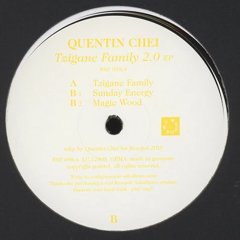 Quentin Chei - Tzigane Family 2.0