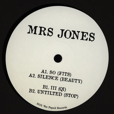 Mrs Jones - VP003