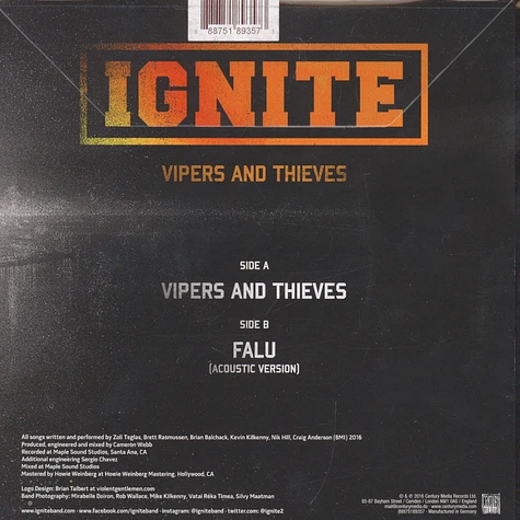 Ignite - Vipers and Thieves