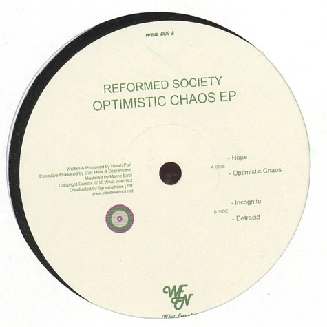 Reformed Society - Optimistic Chaos EP