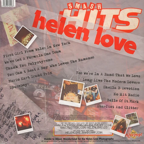 Helen Love - Smash Hits