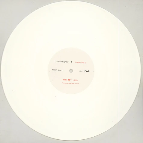 Team Avantgarde - Erwartungen White Vinyl Edition