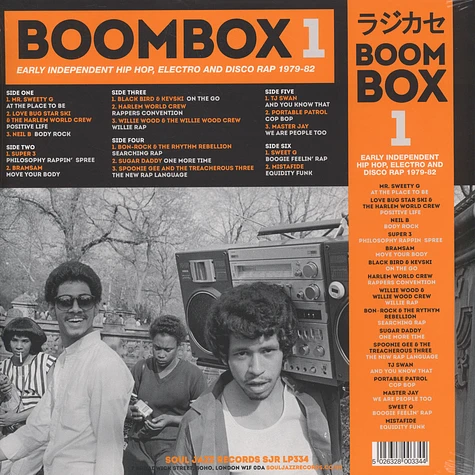 V.A. - Boombox - Early Independent Hip Hop, Electro And Disco Rap 1979-82