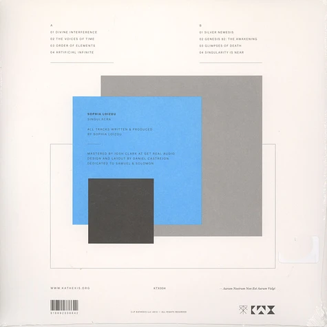 Sophia Loizou - Singulacra Colored Vinyl Edition