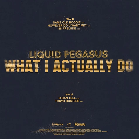 Liquid Pegasus - What I Really Do EP