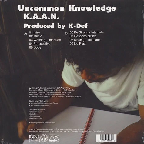 K.A.A.N. - Uncommon Knowledge