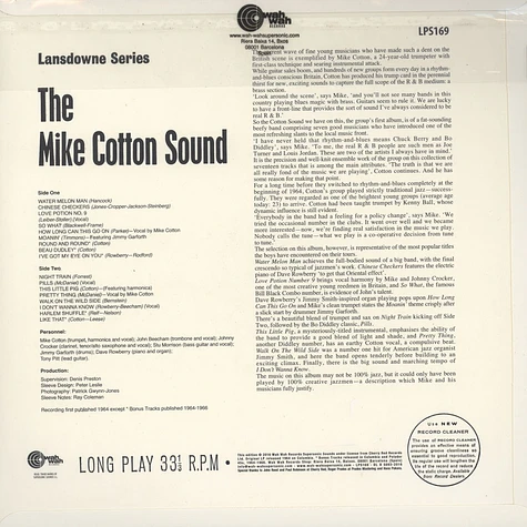 The Mike Cotton Sound - The Mike Cotton Sound