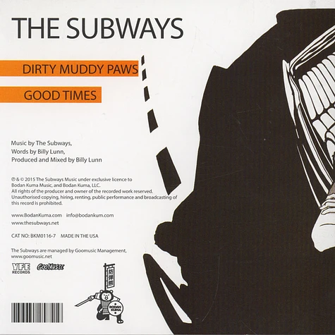 Subways - Dirty Muddy Paws