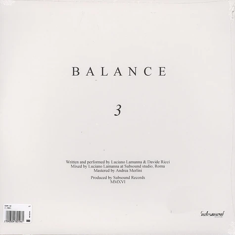 Balance - 3 Red Vinyl Edition