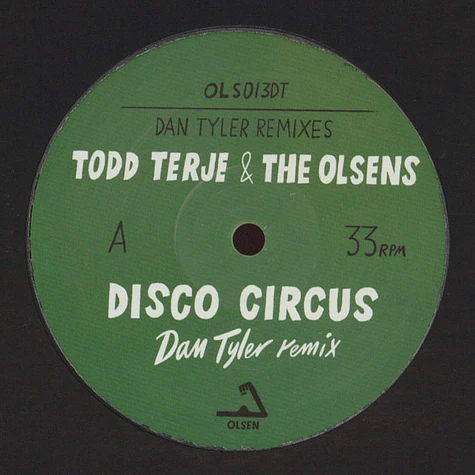 Todd Terje & The Olsens - The Big Cover-Up Dan Tyler Remixes